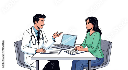 Doctor Talking to Patient