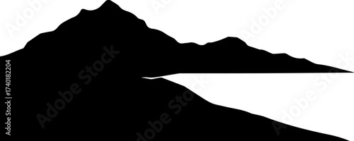 Abstract Graphic Mountain Peak Logotype