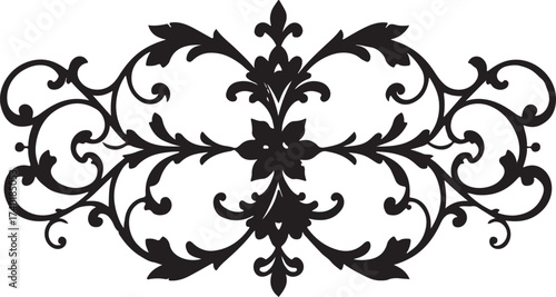 Elegant Flourish Design A Timeless Decorative Accent Embodying mandala design