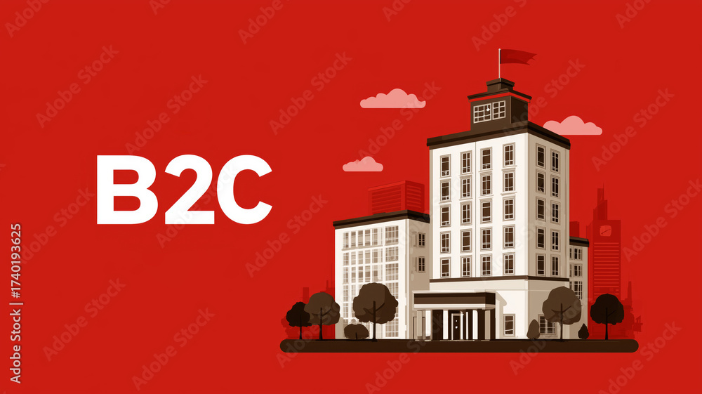 Obraz premium Modern building design with bright colors shows creativity and innovation