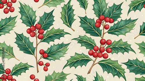 Festive Christmas Holiday Background