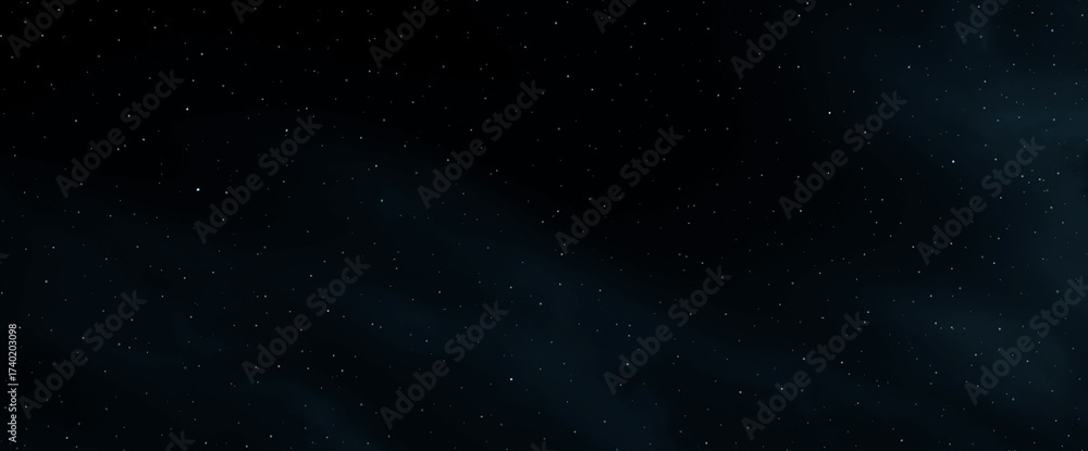 Naklejka premium Stars in the night. Dark blue green galaxy space. Glowing stars in space. New Year, Christmas and Celebration background concept.
