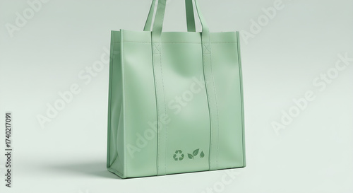 Eco-Friendly Reusable Green Tote Bag