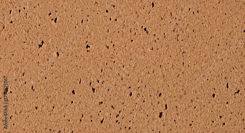 Close-up of a textured orange brick wall with small dark holes.