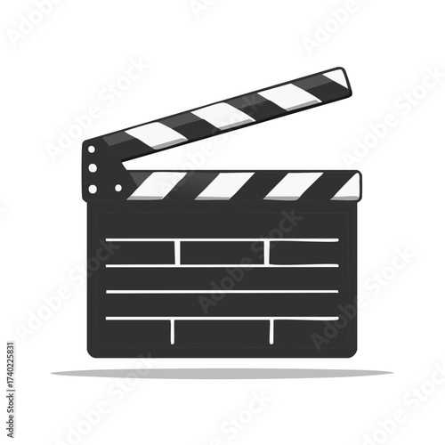 Cinema Clapperboard Ready for Action Filming Production Entertainment Industry