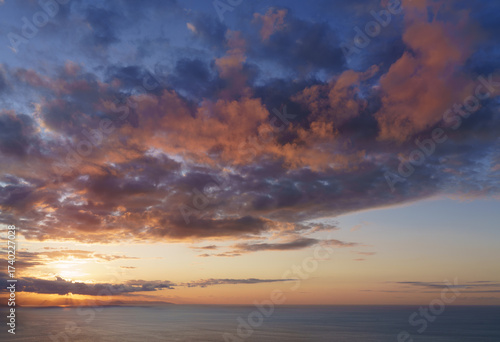 Sunset over the Cantabrian Sea, Basque Country