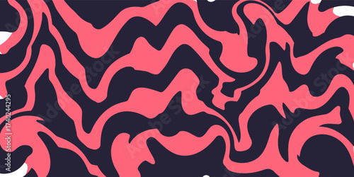 Abstract background. Wave shapes. Gray and red gradients. Modern and minimalist illustration design for wallpaper.