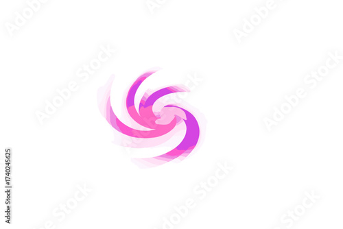 Illustration gradient nebula swirl minimal vector tones glowing neon void abstract
