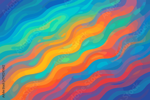 Resembling patterns opal vector surface colors glowing intricate illustration flowing