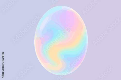 Opal glowing minimalist soft pastel filled illustration vector minimal tones abstract gradient
