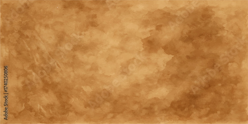 This grungy old paper texture is a brown vintage parchment sheet with an antique aged surface