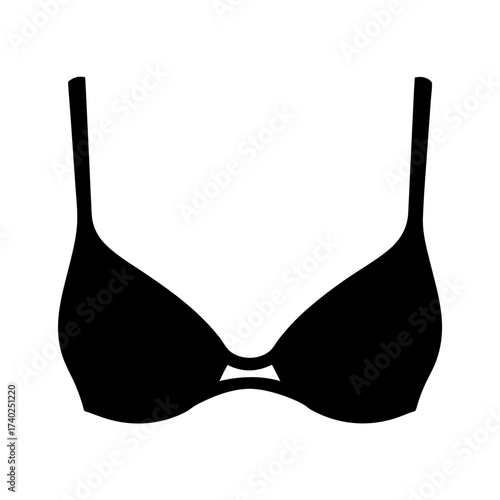 Elegant Black Bra Silhouette Depicting Style and Confidence in Fashion