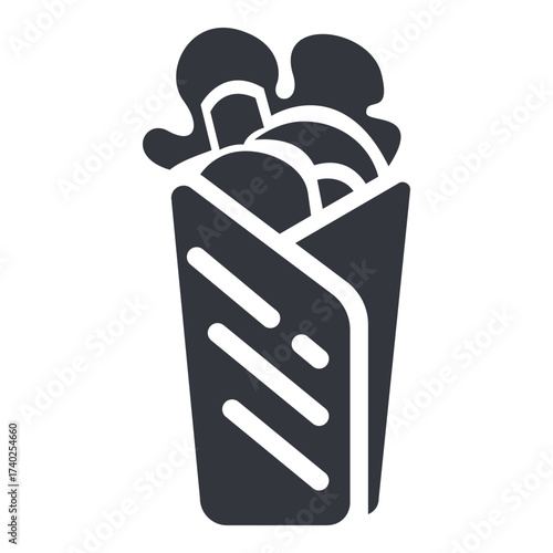 Vector Basic Black Icon - Kebab