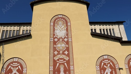 Basilica of the Holy Trinity and St Anne in Prostyn village, Ostrow Mazowiecka County in Poland