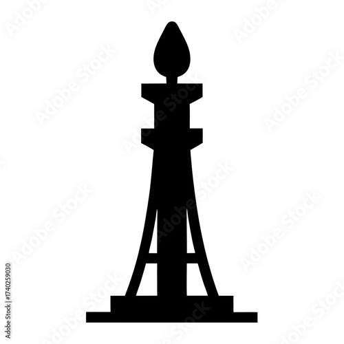 Silhouette image of a black chess piece representing a bishop game strategy