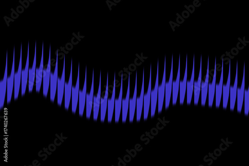 Abstract blue wave pattern with futuristic digital ripple effect, ideal for modern backgrounds and graphic design projects