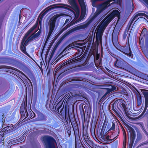 Vibrant purple fluid art with swirling lines and dreamy motion, creating a modern and artistic texture.