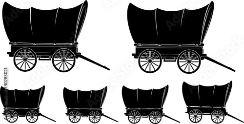 Covered wagon , Wagon, Covered wagon silhouette, Wagon silhouette, Wagon vector, Wagon clipart, Covered wagon vector, Covered wagon clipart