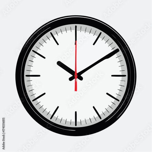 Wall clock vector 