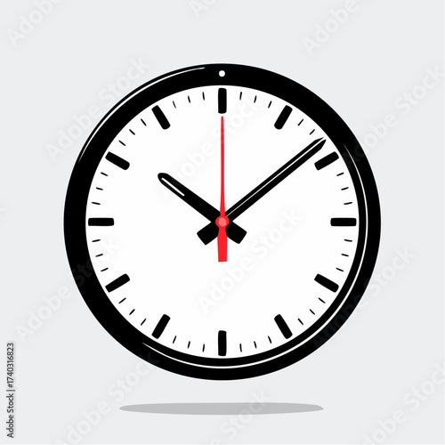 Wall clock vector 