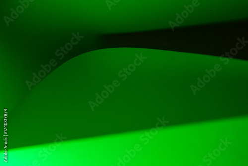 Abstract background showing curved lines creating dynamic shapes and shadows