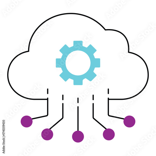 Application Programming Interface Technology Vector Icon