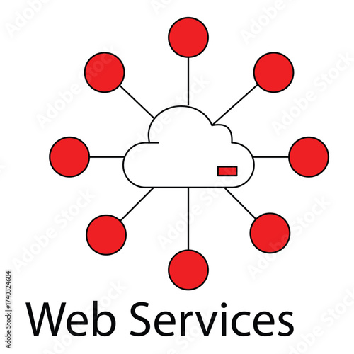 Digital Innovation Artificial Intelligence Web Services Icon