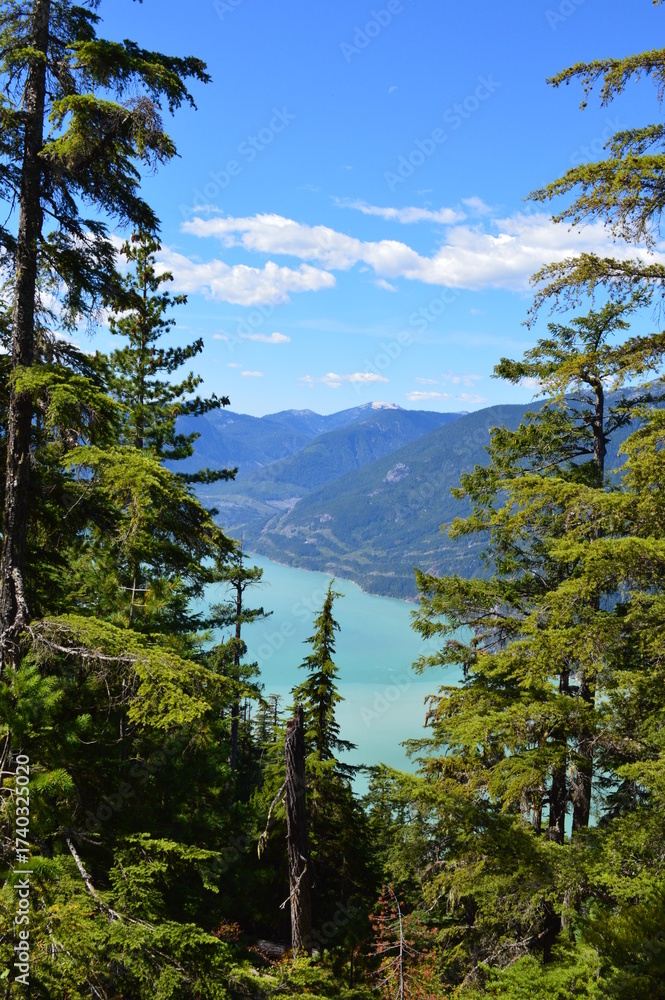 Obraz premium ocean in the mountains