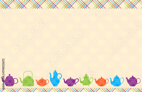 Teapot Tablecloth Landscape