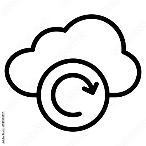cloud sync icon
