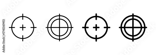 Target icon vector. goal icon vector. target marketing sign and symbol
