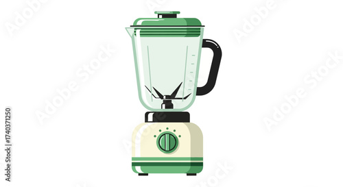 Classic kitchen blender appliance for smoothie and food preparation