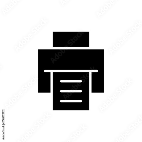 Print icon vector for web and mobile app. printer sign and symbol