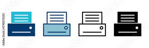 Printer icon vector isolated on white background. print icon. Fax vector icon.