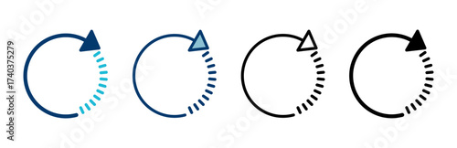 Refresh icon vector isolated on white background. Reload icon vector. Update icon. convert icon