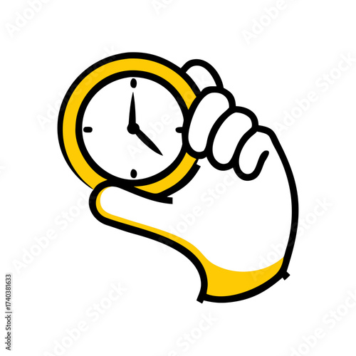 vector illustration of a clock ,vector illustration of a retro alarm clock