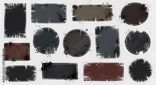 Grunge Design Elements for Graphic Design.