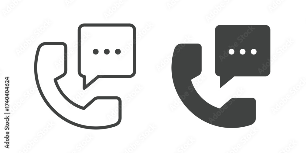 Photography Calling Icon. Line and glyph solid icon