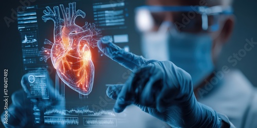 Advanced digital cardiology health diagnostics technology showcasing innovative medical imaging and modern clinical solutions for improved patient care