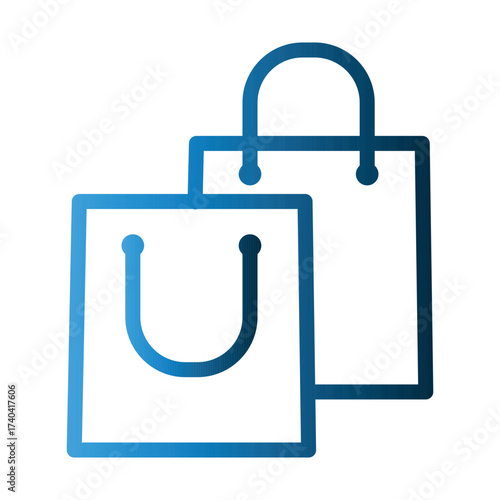 Shopping bag icon design template