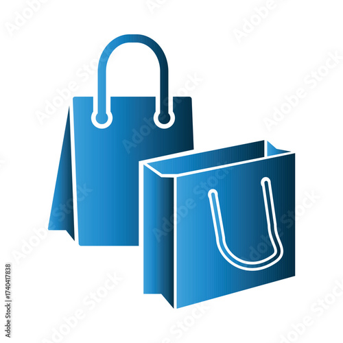 Shopping bag icon design template