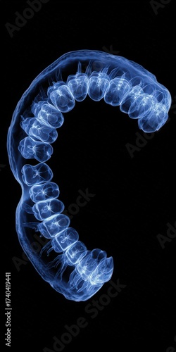 Advanced dental imaging technology showcasing detailed teeth and mouth anatomy for improved oral health, dental diagnosis, and healthcare solutions