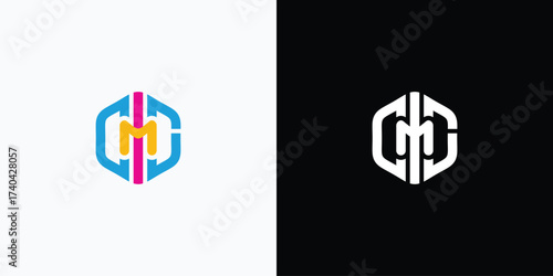 Modern m logo design showcasing healthcare and pharmaceutical elegance