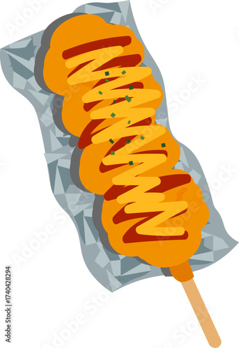 후라이드 닭꼬치