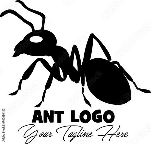 Robotic ant, Metallic insect Robotic, futuristic design, isolated cybernetic ant with glowing accents, robotic insect concept for futuristic
