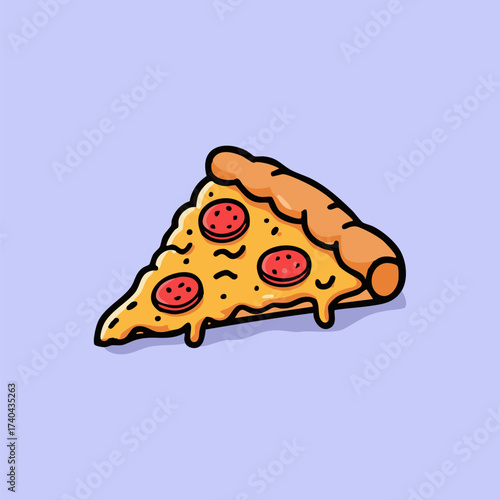 Slice of Pepperoni Pizza