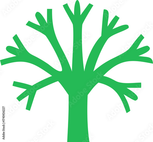 green tree svg vector icon