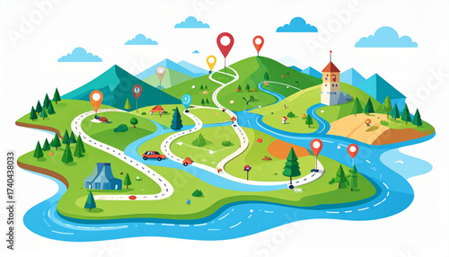 Customer Journey Map Scene