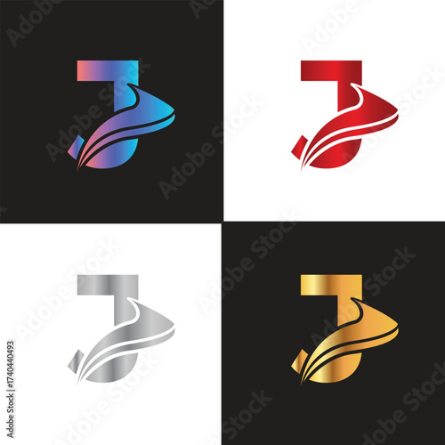 Letter J logo, J logo, Business logo, modern, minimal logo, design, colourful, icon, shape, symbol, brand, business identity, elegant, luxury, logotype, branding, custom, abstract