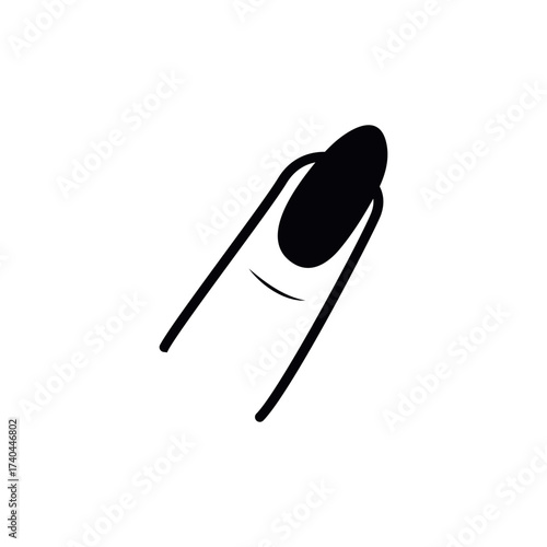 nail icon vecktor